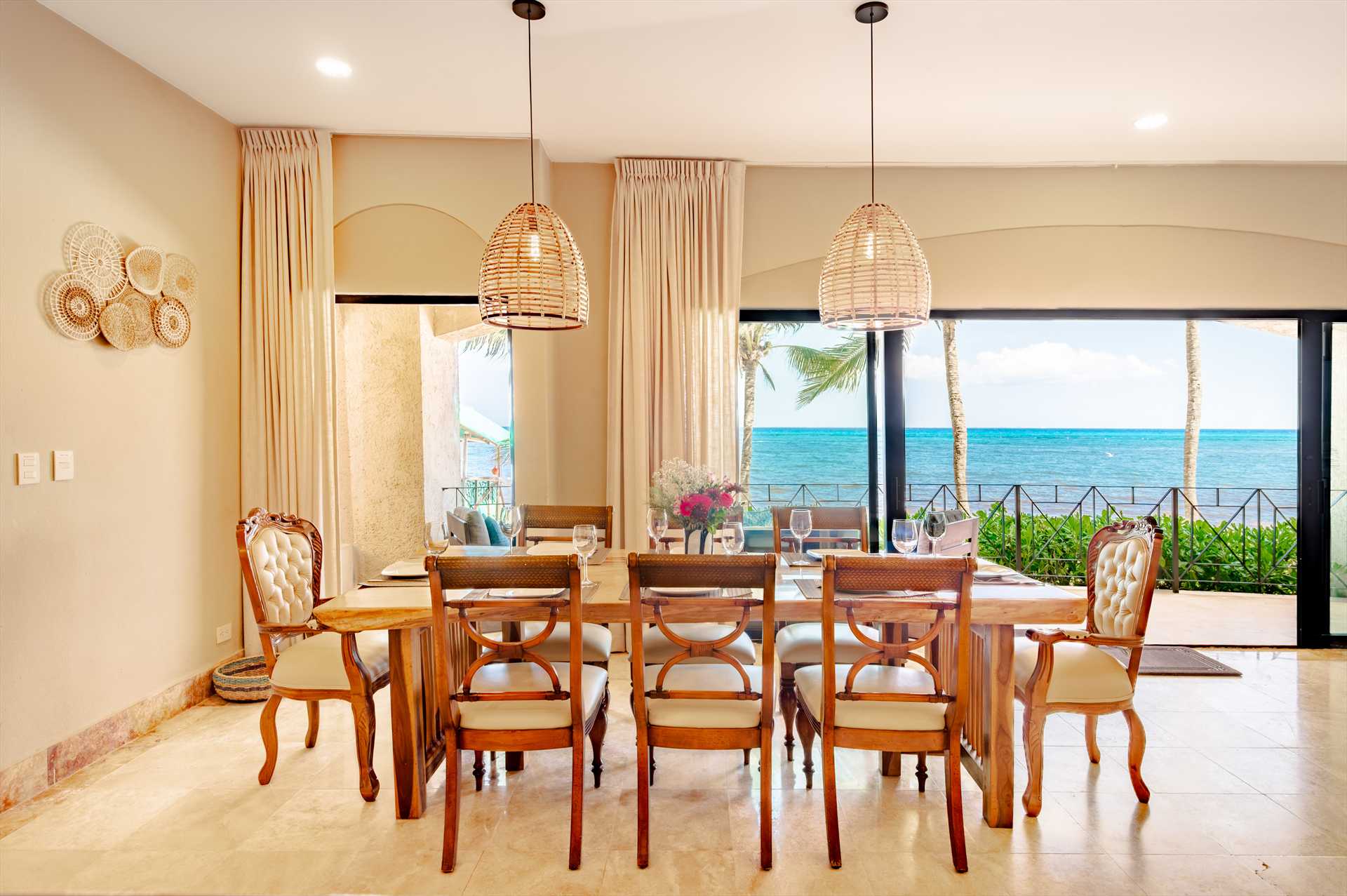 Impressive views while dining