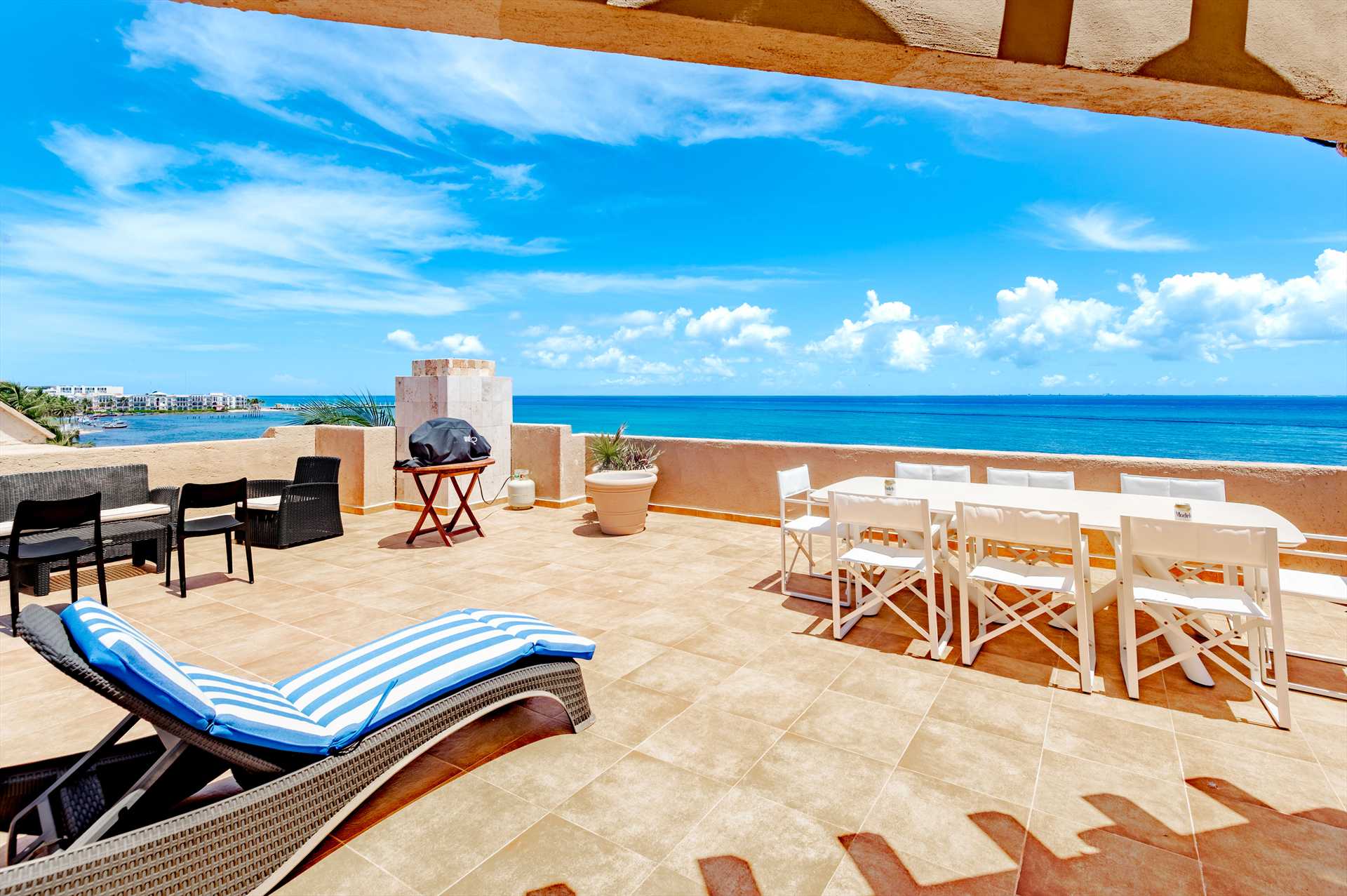 Lounge on the rooftop!