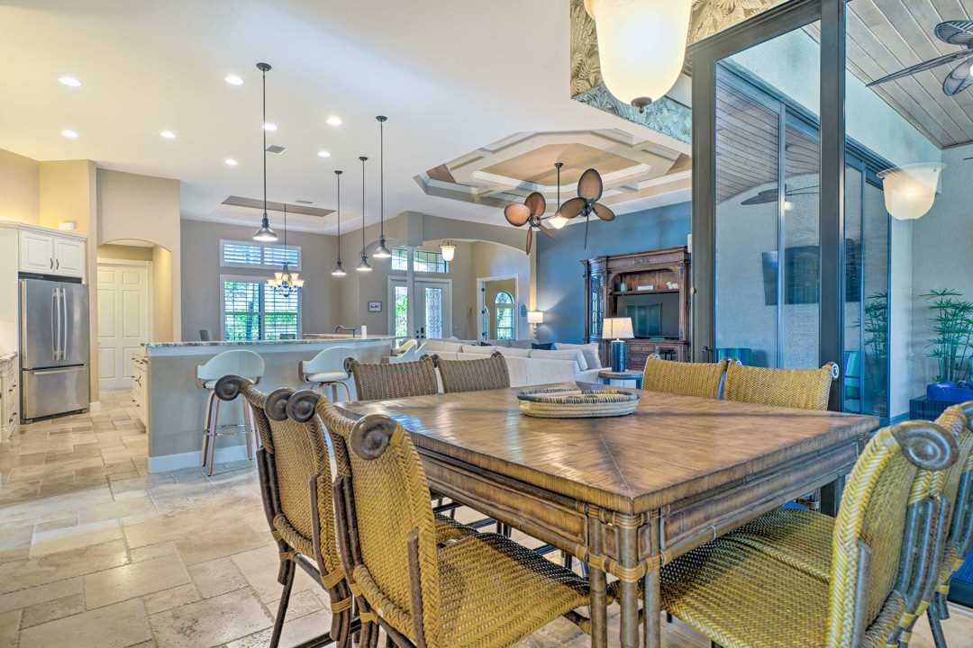 Elegant dining area