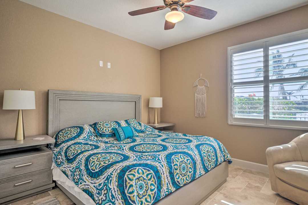 Ceiling fans for comfort in each bedroom