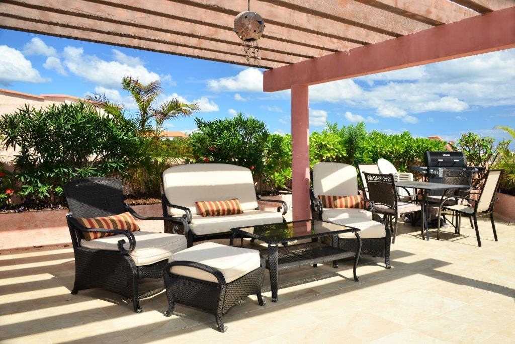 A fully furnished private rooftop