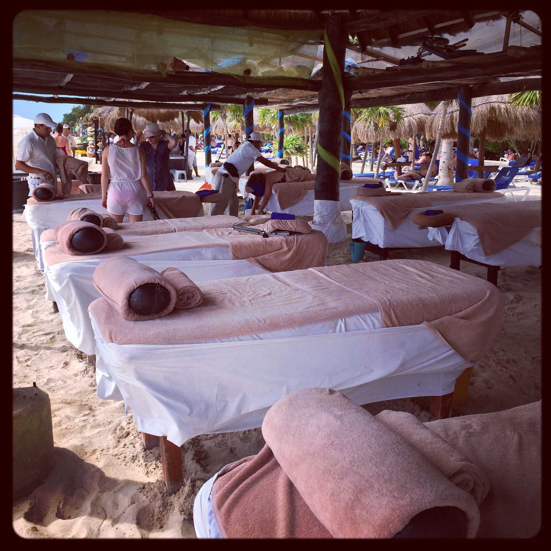 Beach Massage Mere Feet Away