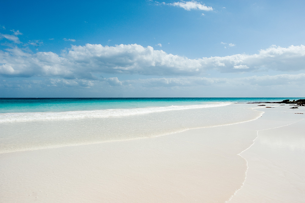 Empty beach, Tulum, Mexico --- Image by © Jane Looker/cultura/Corbis